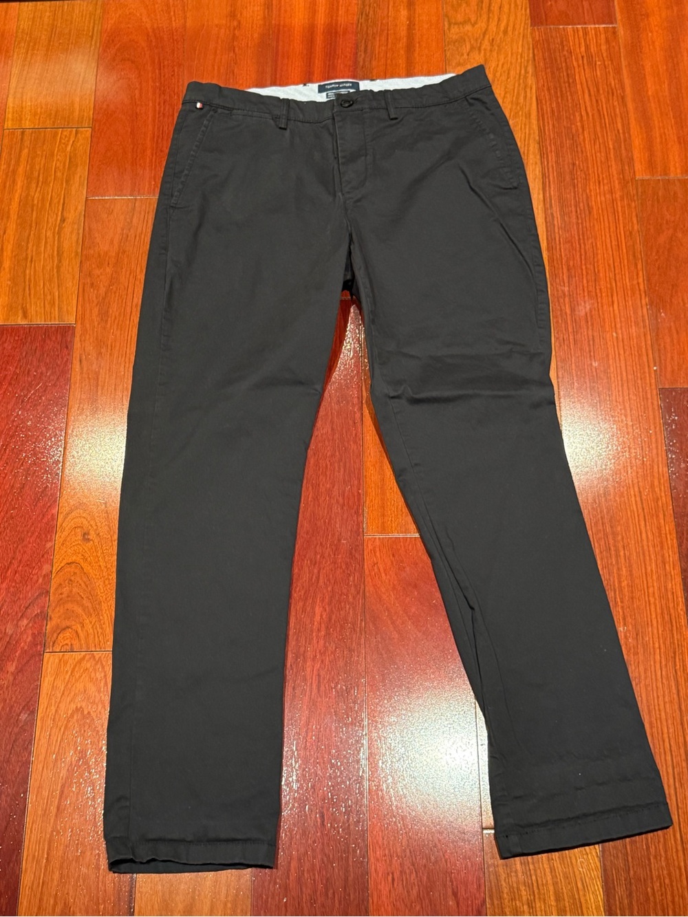 Tommy Hilfiger Black Slim Chino Pants